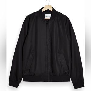 TOPMAN BLACK BOMBER SIZE L